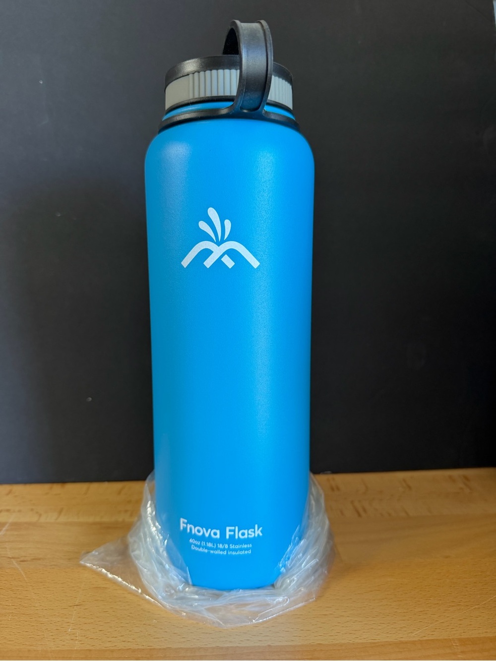 Blue Insulated Water Bottle